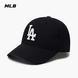 MLB帽子男女同款棒球帽软顶鸭舌帽休闲运动帽礼物3ACP6601N-07BKS-F