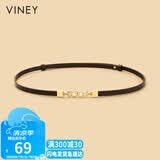 viney牛皮腰带女时尚装饰搭配裙带外穿束腰封百搭学生休闲皮带生日礼物