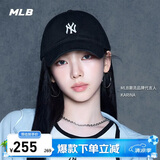 MLB帽子男女棒球帽鸭舌帽软顶遮阳帽3ACP7701N-50BKS