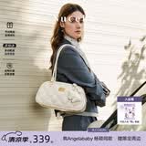 纽芝兰（NUCELLE）飞马保龄球包2026新轻奢小众法棍包女士单肩腋下包生日礼物送女生