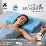 嘉唯（JAHVERY）枕头记忆棉枕颈椎枕高低护颈枕睡眠颈椎成人睡觉专用睡眠波浪枕 A类 粉粒凝胶蓝精灵柔酥高低护颈枕 I系（60*40*11/9cm）
