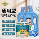 德沃多植物营养液通用型花肥料绿萝发财树富贵竹多肉月季水培绿植花卉肥 500ml两瓶+肥500g