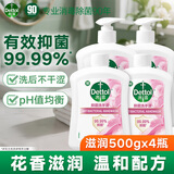 滴露健康抑菌洗手液滋润倍护 儿童成人通用家庭组合清洁套装洗手液 【家庭囤货装】滋润500g*4瓶