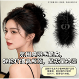 Dikalu超仙夹子头饰鲨鱼夹ins风抓夹高级感毛发夹后脑勺鲨鱼夹送女友