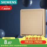 西门子（SIEMENS）开关面板 一开单控面板 致典日曜金5TA14113NC03