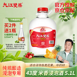 九江双蒸米香型白酒 自饮泡酒米酒43度桶装纯粮食酒5.1L散酒水果青梅泡酒