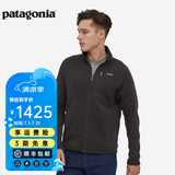 巴塔哥尼亚（Patagonia）男士针织防风保暖拉链夹克抓绒衣潮流开衫 Better Sweater 25528 BLK  针织面料摩擦易起球 XL 185/190(CM)  90/100(KG)