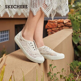 斯凯奇（Skechers）夏季女帆布鞋轻便透气软底单鞋板鞋百搭通勤休闲鞋