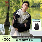 骆驼户外(CAMEL)冲锋衣男女防污防水三合一两件套冲锋衣男 A13CA70125