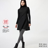 优衣库HEATTECH EXTRA WARM绒面连裤袜女装打底裤480738 08 深灰色 L /160/88