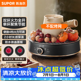 苏泊尔（SUPOR）迷你电陶炉 煮茶器煮茶炉煮茶壶 养生围炉煮茶泡茶办公家用不挑器具SW-DTL05