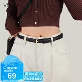 viney牛皮女士皮带细腰带女装饰配裙带针扣女生轻奢牛仔裤腰带生日礼物