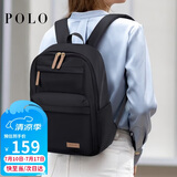 POLO双肩包女高级14英寸电脑包背包女学生书包大容量双肩旅行生日礼物