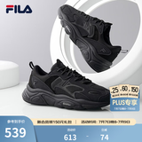 斐乐（FILA）跑步鞋老爹鞋男鞋FILA MARSⅡ火星二代情侣款复古运动鞋休闲鞋 黑-BK-F12M141116F 41