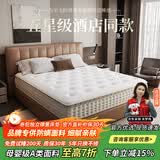 CARL BROWN五星级酒店同款特厚独立袋弹簧床垫卷包床垫席梦思超厚床垫子 卡尔布朗【标准房舒适款】22cm偏软 卷包发货 1500mm*1900mm