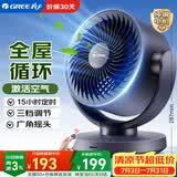 格力（GREE）空气循环扇台式风扇家用电风扇风宝遥控小风扇摇头电扇涡轮换气扇循环对流风扇FXT-1506Bg3