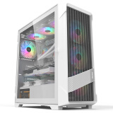 半岛铁盒（PADO）烛龙F50 白色 游戏电脑台式机主机箱 （支持11只风扇/360水冷/EATX主板/HD接口二合一）