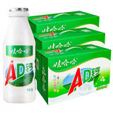 娃哈哈 AD钙奶 含乳饮料 220g*24瓶*3箱 节庆礼盒
