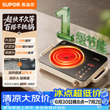 苏泊尔（SUPOR）火旋风超快系列电陶炉煮茶电磁炉一级节能家用电磁灶智能双环大功率电池炉炒菜围炉煮茶C22-CS08A