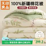 无印良品A类新疆纯棉花被子双人家用四季秋冬季棉被芯厚冬被200*230cm10斤