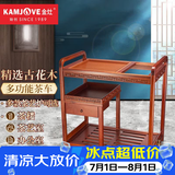 金灶（KAMJOVE） 多功能组合式木雕移动茶车茶盘 整套茶具套装全自动上水电热水壶 KW-6000单茶车木框 1个