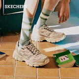 斯凯奇（Skechers）男鞋夏季厚底增高老爹鞋复古运动鞋舒适户外休闲鞋237121