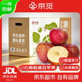 京觅云南昭通丑苹果 净重8.5斤 单果80mm+ 新鲜水果苹果 源头直发