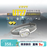 NITECORE奈特科尔UT27 MCT PRO白色越野跑头灯头戴式户外徒步旅行夜间照明