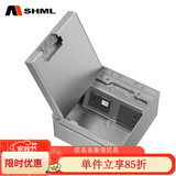 MSHML地插座隐藏嵌入式纯平超薄130型大理石瓷砖地砖地板地面插座 五孔+网络+HDMI(银色）