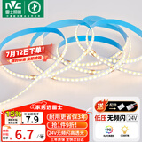 雷士（NVC）COB低压灯带灯条24V超亮10米装-暖白光-182灯珠/米-需购低压电源