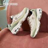 斯凯奇（Skechers）奶茶熊女鞋夏季厚底增高经典老爹鞋休闲运动跑步鞋