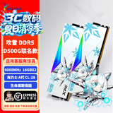 威刚（ADATA）XPG龙耀D500G吹雪联名DDR5台式内存条C28时序严选海力士Adie颗粒ddr5内存条灯条套装9800X3D专用 【9800X3D专用】6000 16*2吹雪C28