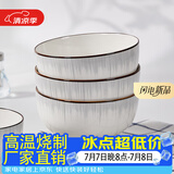 尚行知是碗饭碗家用碗盘餐具陶瓷釉下彩盘子菜碟面碗北欧微波炉用2026新款 6英寸面碗-1个