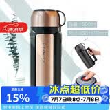 乐扣乐扣（LOCK&LOCK）保温壶304不锈钢保温保冷水壶户外露营旅行壶1.8L金色