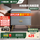 雅兰床头柜卧室储物柜置物简约床边柜收纳柜 （需自行安装柜脚/把手） 米洛Milo(灰色）