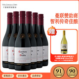 干露红魔鬼珍藏级黑皮诺干红葡萄酒750ml*6瓶整箱装 智利原瓶进口热门红酒