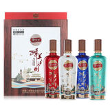 泸州老窖股份出品 浓香型白酒 粮食口粮酒礼盒装喜酒宴请节日送礼 52度 500mL 8瓶 最美泸州金色旅程整箱