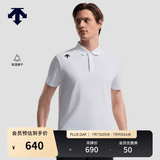 迪桑特（DESCENTE）DESCENTE迪桑特TRAINING系列男士吸湿速干D-TOUGH短袖POLO衫新品 WT-白色 2XL (185/104A)