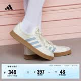 adidas「T头鞋」VL COURT 2.0复古休闲板鞋德训鞋阿迪达斯轻运动   汉玉白/蓝色/金色 (推荐女生买小半码)   39