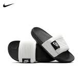 耐克NIKE拖鞋男一字拖外穿OFFCOURT ADJUST拖鞋DQ9624-100白黑44