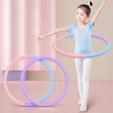 卡智星儿童呼啦圈幼儿园小学生初学者软绵表演圈 马卡龙拼色60cm