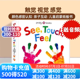 See, Touch, Feel 触觉视觉感官认知 英文原版绘本  低幼儿童早教启蒙绘本 亲子互动游戏书 内附小镜子