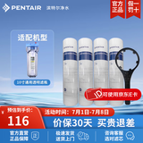滨特尔（pentair） 净水器家用 前置10寸PP棉滤芯 简易更换 4根10寸1μmPP棉+扳手
