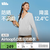 蕉下（beneunder）防晒衣女士外套宽松显瘦春夏凉感防紫外线新款AL010浅炭灰S