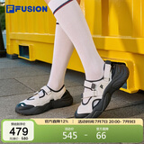 FILA FUSION斐乐潮牌玛丽珍凉鞋女鞋凉拖魔术贴海螺沙滩鞋