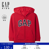 盖璞（GAP）男女幼童秋季款抓绒logo连帽卫衣外套儿童装美版723271