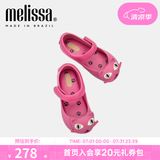 梅丽莎（melissa）卡通小猫咪鱼嘴魔术贴时尚休闲小童单鞋30901 粉色 27 （内长约16.5cm)