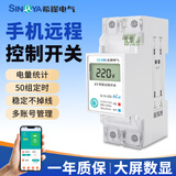希崖4G远程控制开关智能手机无线遥控开关大功率水泵路灯家用电源定时