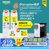 KARCHER净水器WPD70家用台上纯净水直饮水净饮机一体机净水机RO反渗透膜卡赫台式饮水机滤芯即热饮水机 WPD60/65系列 【滤芯9支套装】