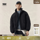 Levi's李维斯情侣同款简约休闲轻薄防寒舒适保暖羽绒服休闲外套 黑色 XL 女生建议拍小一码